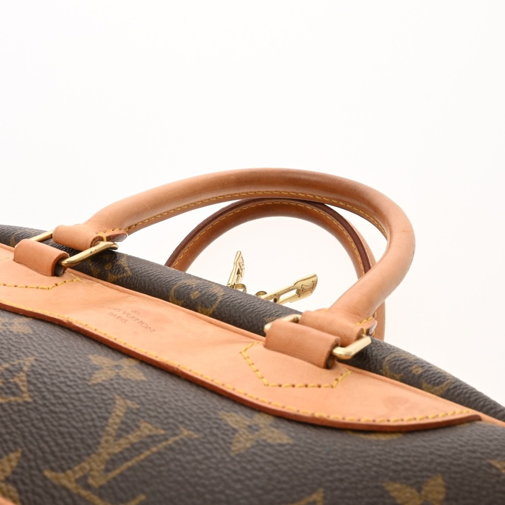 Louis Vuitton Monogram Handbag Deauville Brown Canvas - Picture 4 of 10